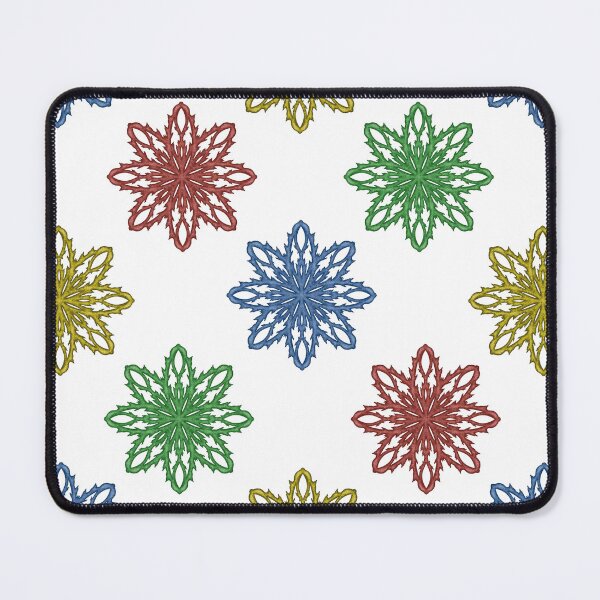 Item preview, Pattern of snowflakes "Inspiration" of different colors designed and sold by Cherevan.
