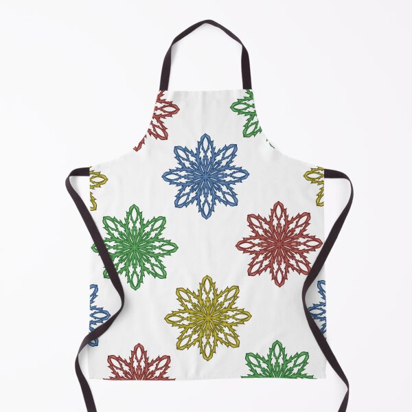 Item preview, Pattern of snowflakes "Inspiration" of different colors designed and sold by Cherevan.