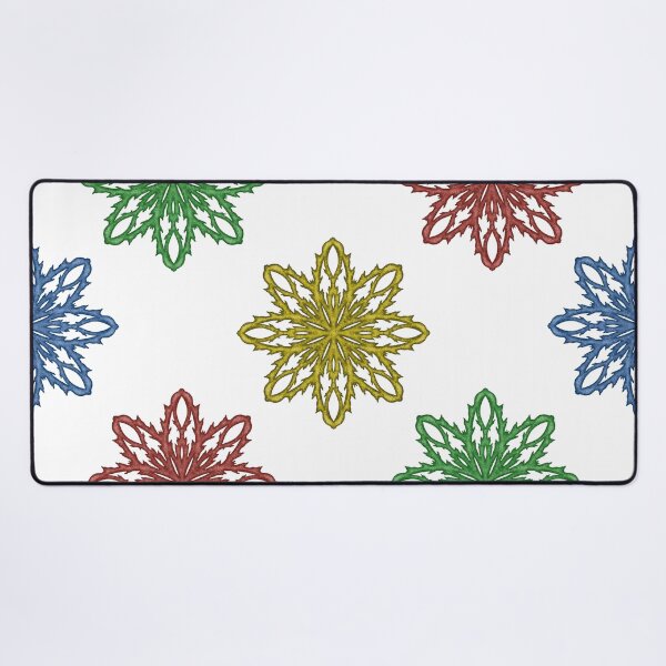 Item preview, Pattern of snowflakes "Inspiration" of different colors designed and sold by Cherevan.