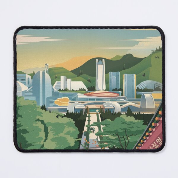 Item preview, Daejeon Vintage Travel Poster designed and sold by TravelerRat.