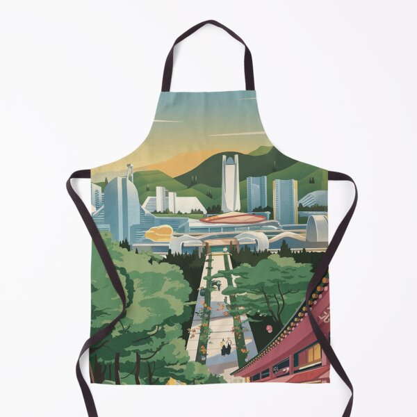 Item preview, Daejeon Vintage Travel Poster designed and sold by TravelerRat.