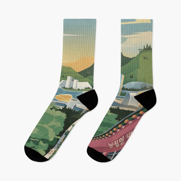 Item preview, Daejeon Vintage Travel Poster designed and sold by TravelerRat.