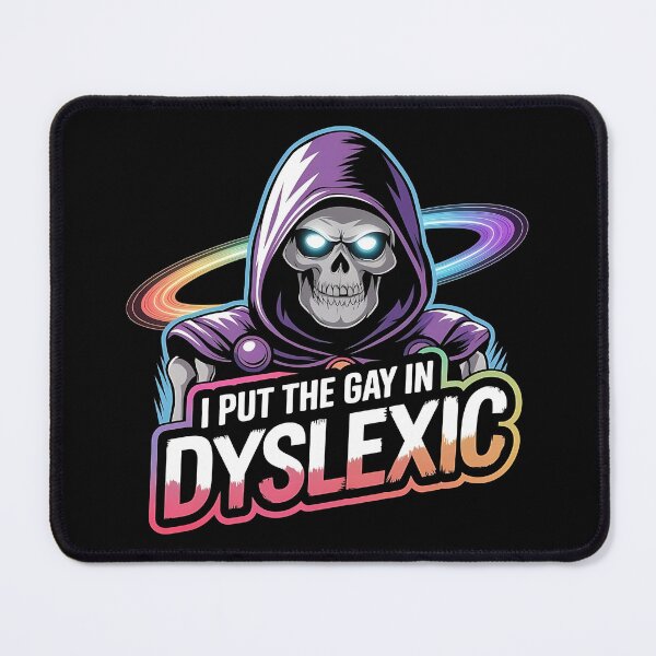 Item preview, I Put The Gay In Dyslexic - A funny gift for those proud to be themselves and love mixing humor with LGBTQ+ pride. designed and sold by ZyziowskyArt.