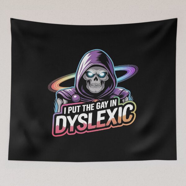 Item preview, I Put The Gay In Dyslexic - A funny gift for those proud to be themselves and love mixing humor with LGBTQ+ pride. designed and sold by ZyziowskyArt.