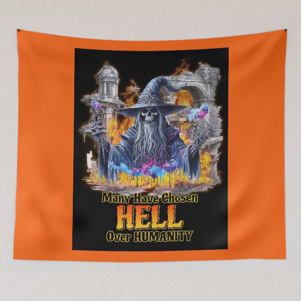 Item preview, Hell over Humanity Black designed and sold by Karen Wood.