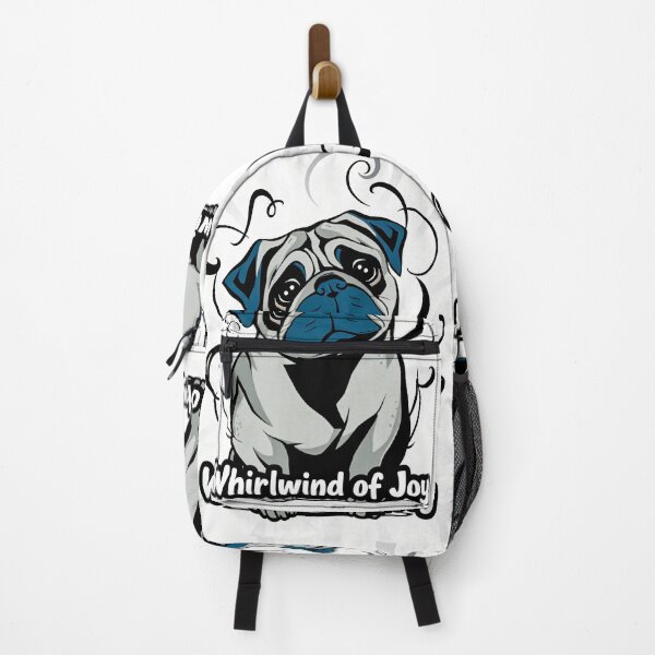 Item preview, Unique Pug Portrait Swirling Accents designed and sold by Cute-Cuddles.