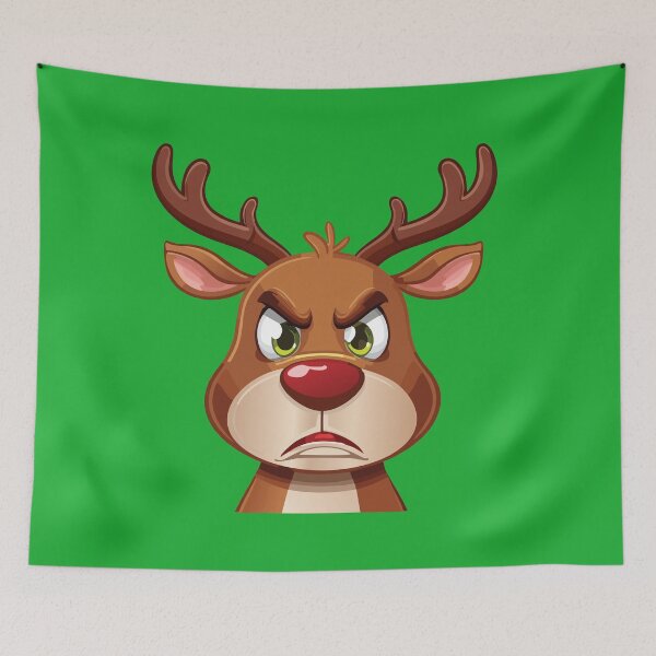 Item preview, The Angry Reindeer designed and sold by UniqueGlobal.