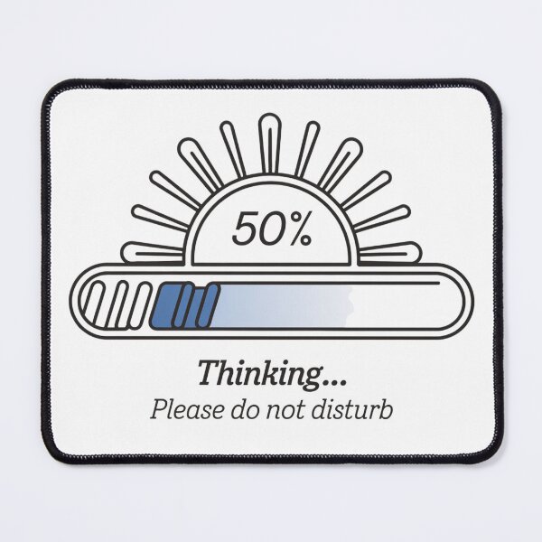 Item preview, 50% Thinking in Progress designed and sold by Lily-and-Lyle.