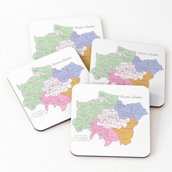 Item preview, Greater London Boundaries 1964 designed and sold by Marcus Stewart designs.