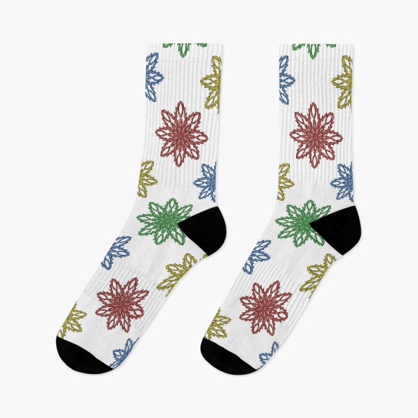 Item preview, Pattern of snowflakes "Inspiration" of different colors designed and sold by Cherevan.
