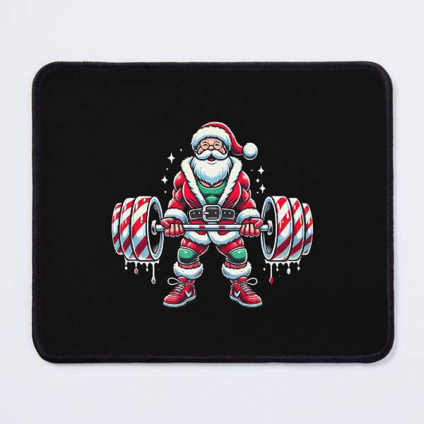 Item preview, Funny Santa Weightlifting Christmas Fitness Gym Deadlift Xmas 2025 designed and sold by ArtByKatti.