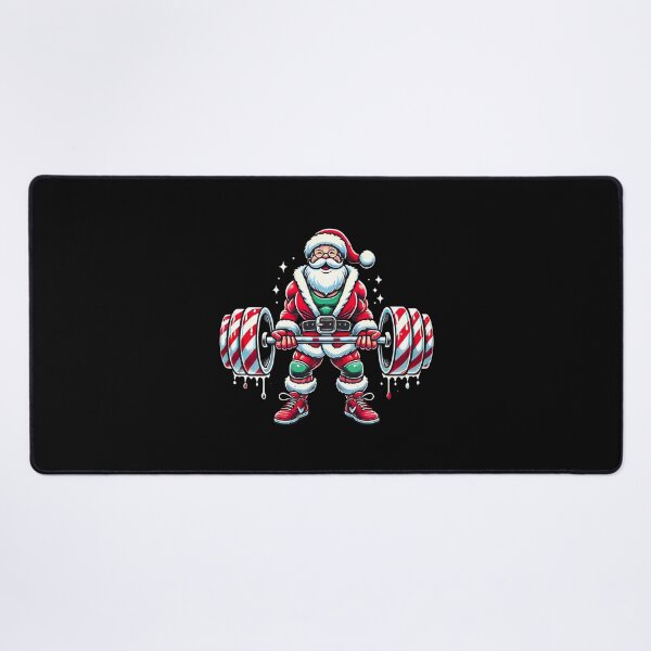 Item preview, Funny Santa Weightlifting Christmas Fitness Gym Deadlift Xmas 2025 designed and sold by ArtByKatti.