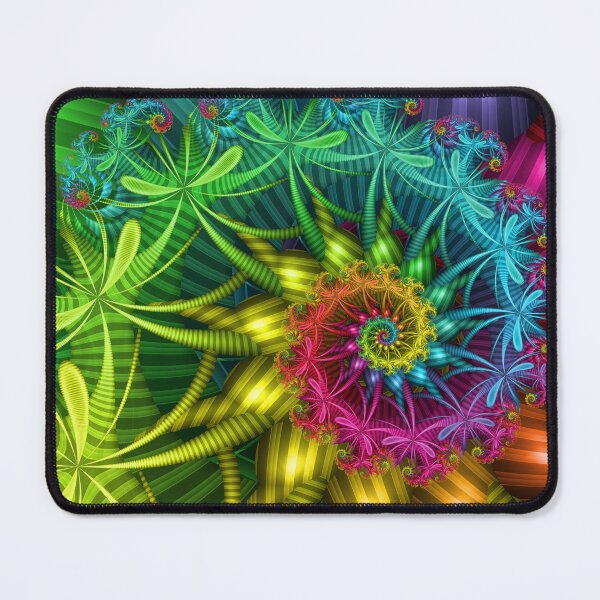 Item preview, Spiral Rainbow Fractal designed and sold by pinkal.