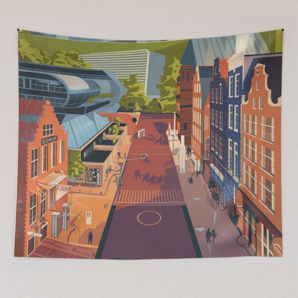 Item preview, Eindhoven Vintage Travel Poster designed and sold by TravelerRat.