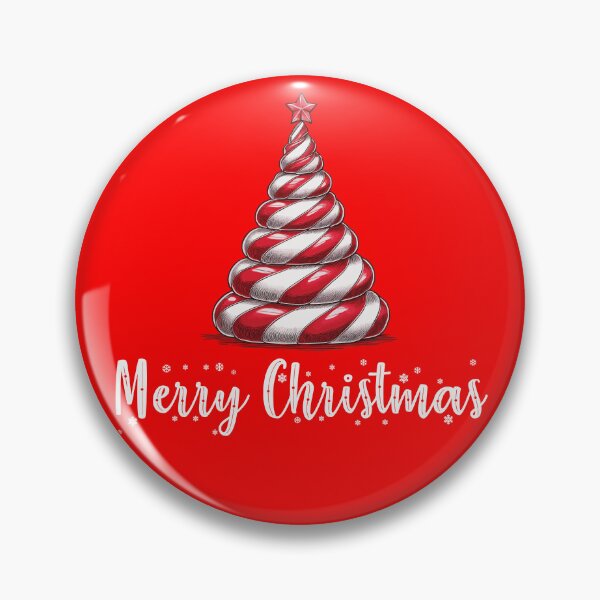 Item preview, Christmas tree illustration made of candy cane with red and white stripes in a vintage style designed and sold by EyeMFlatBoard.