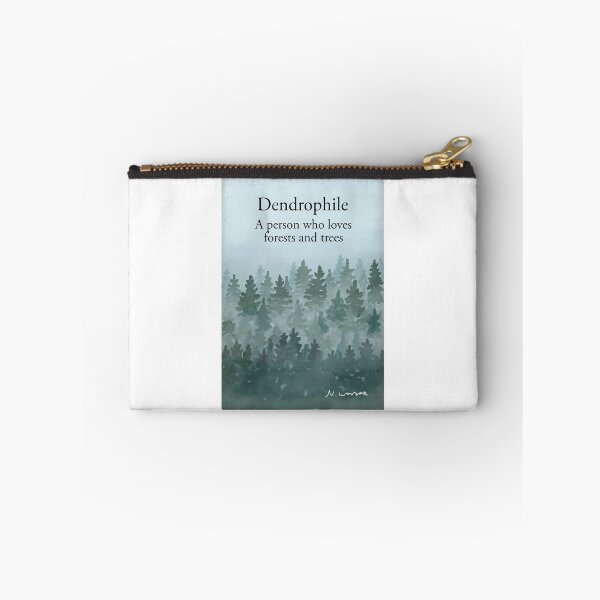 Item preview, Copy of DENDROPHILE a person who loves forests and trees - misty forest scene  designed and sold by Scat the cat.