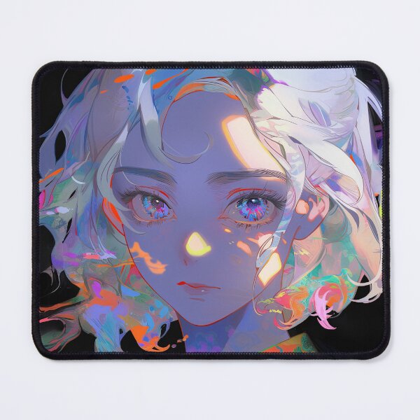Item preview, Colorful Luminous Glow Anime Girl designed and sold by bubblegoth.