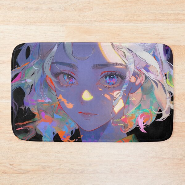 Item preview, Colorful Luminous Glow Anime Girl designed and sold by bubblegoth.