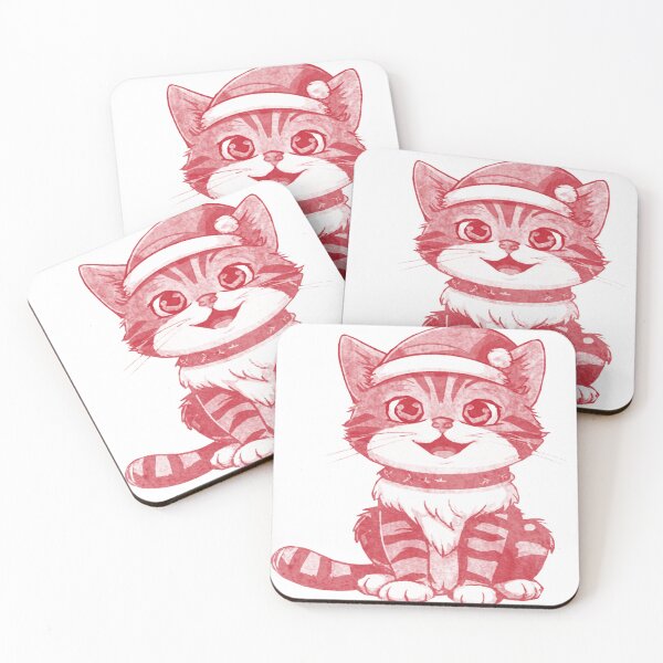 Item preview, Christmas Funny Cat designed and sold by kinpirks.