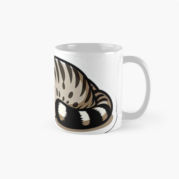 Item preview, Minimalist Cartoon Cat with Expressive Green Eyes and Striped Fur designed and sold by Stickers-4-Fun.
