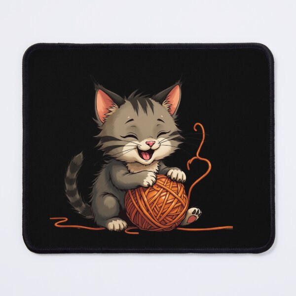 Item preview, cat with yarn designed and sold by jkrphoto.