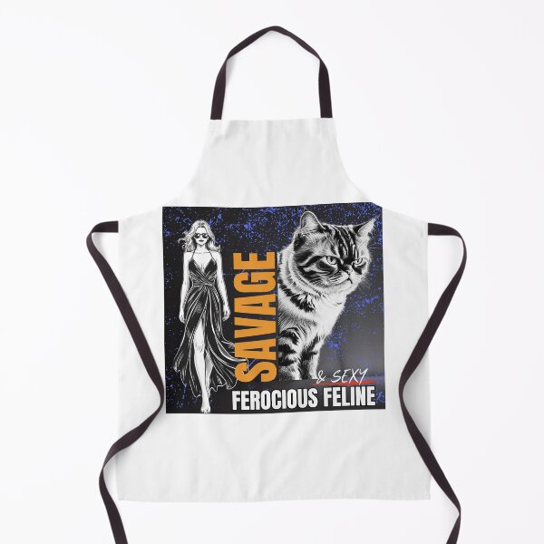 Item preview, Ferocious Feline & Sexy Ferocious Feline, Wild grumpy feline gifts designed and sold by MaFleiva.