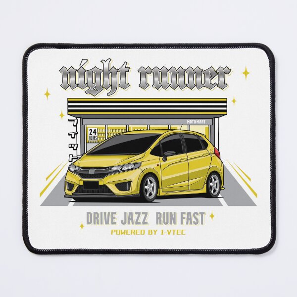 Item preview, Jazz Fit RS Vtec (Yellow) for white shirt designed and sold by pjrstudio.
