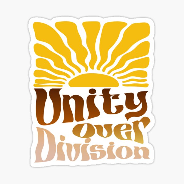 Unity of Division - Equality Sticker