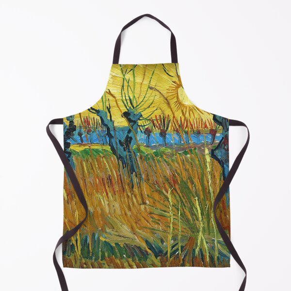 Item preview, Pollard Willows and Setting Sun (1888) by Vincent van Gogh designed and sold by RickE.