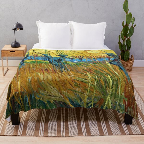 Item preview, Pollard Willows and Setting Sun (1888) by Vincent van Gogh designed and sold by RickE.