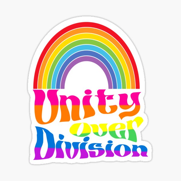 Unity of Division - Pride Sticker