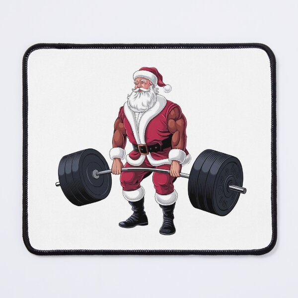 Item preview, Funny Santa Weightlifting Christmas Fitness Gym Deadlift Xmas 2025 designed and sold by ArtByKatti.