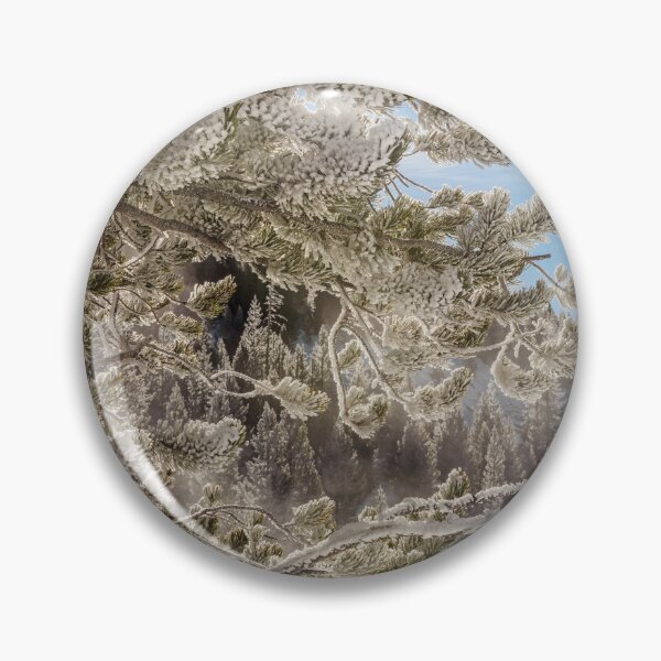 Item preview, Rime Covered Trees with Sunstar Yellowstone National Park 2 designed and sold by PhotoArt by Joan Carroll.
