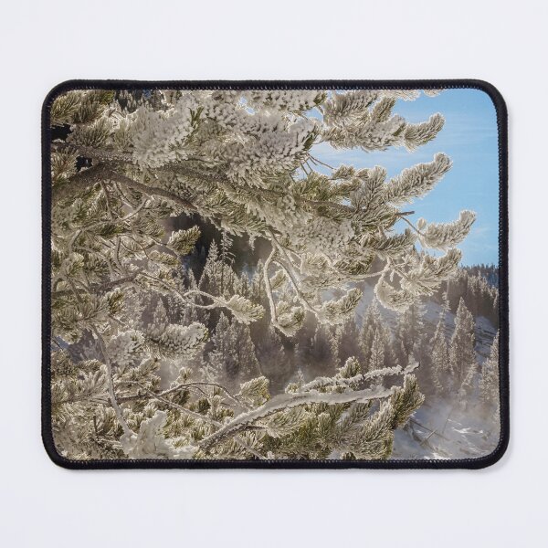 Item preview, Rime Covered Trees with Sunstar Yellowstone National Park 2 designed and sold by PhotoArt by Joan Carroll.