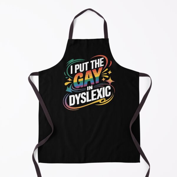 Item preview, I Put The Gay In Dyslexic - A funny gift for those proud to be themselves and love mixing humor with LGBTQ+ pride. designed and sold by ZyziowskyArt.