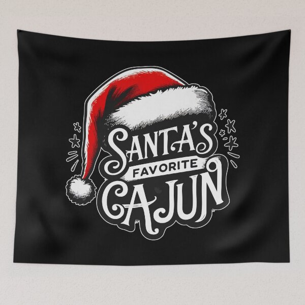 Item preview, Christmas Santa's Favorite Cajun Funny Xmas designed and sold by TomFrontierArt.