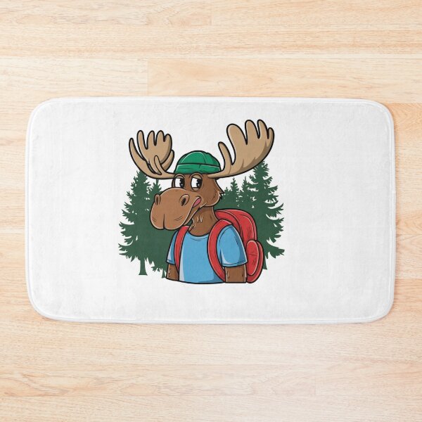 Item preview, Funny Cool Moose Hiker Lover ,Moose Hiking Adventure designed and sold by SOUFIANE1991.