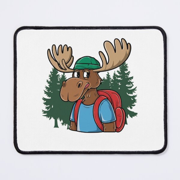 Item preview, Funny Cool Moose Hiker Lover ,Moose Hiking Adventure designed and sold by SOUFIANE1991.