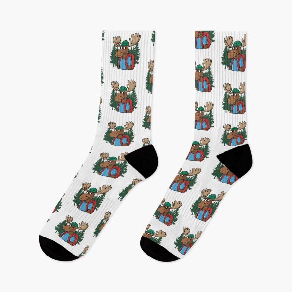 Item preview, Funny Cool Moose Hiker Lover ,Moose Hiking Adventure designed and sold by SOUFIANE1991.