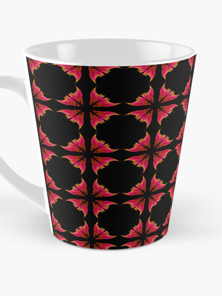 Thumbnail 3 of 4, Coffee Mug, Pink Flower Pattern designed and sold by Meo Design.