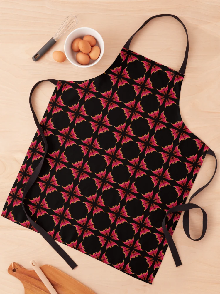 Thumbnail 1 of 6, Apron, Pink Flower Pattern designed and sold by Meo Design.