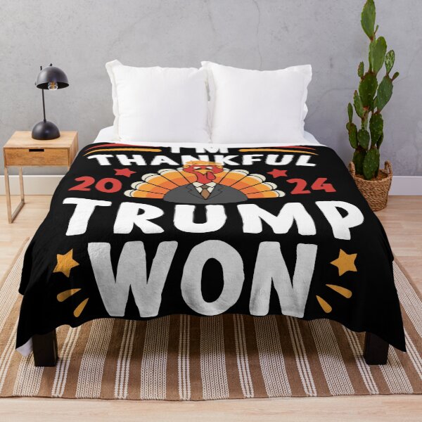 Item preview, Thanksgiving - I'm Thankful Trump Won 2024 designed and sold by khallidaart.