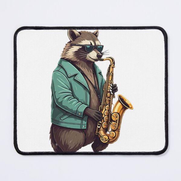 Item preview, The raccoon saxophonist designed and sold by 48remarks.