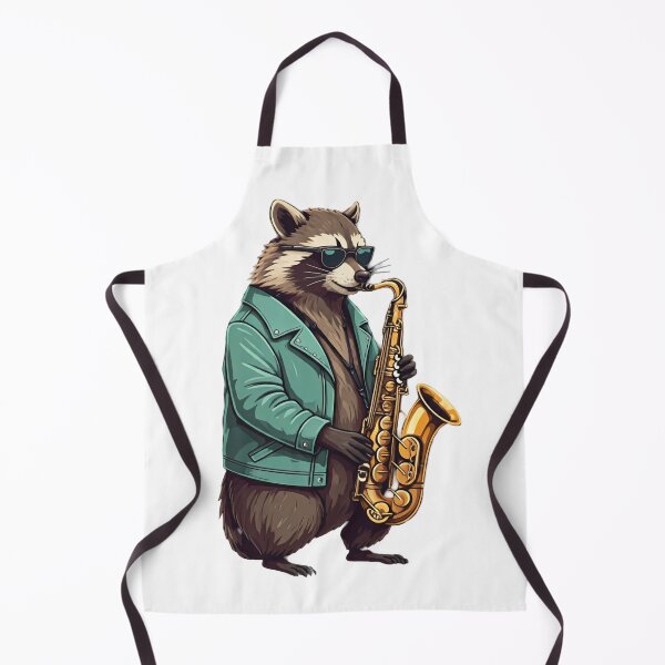 Item preview, The raccoon saxophonist designed and sold by 48remarks.