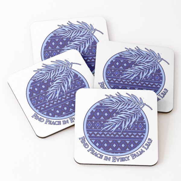 Item preview, Boho jungle pattern - blue designed and sold by PP-Patterns.