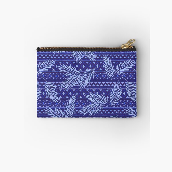 Item preview, Boho jungle pattern - blue designed and sold by PP-Patterns.