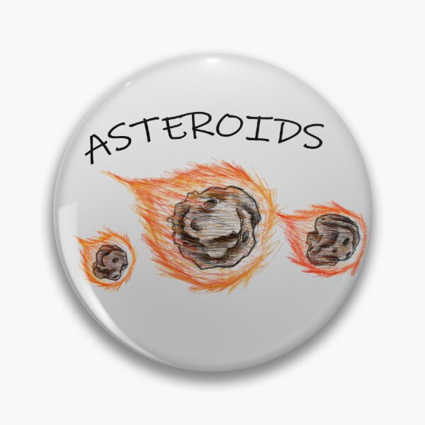 Item preview, Fiery Asteroids in Space designed and sold by MechanicalART.