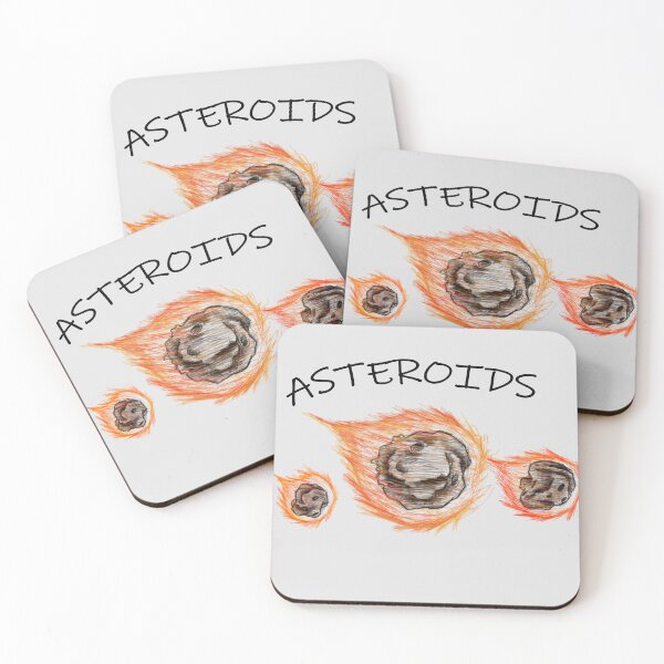 Item preview, Fiery Asteroids in Space designed and sold by MechanicalART.