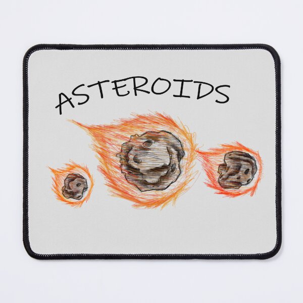 Item preview, Fiery Asteroids in Space designed and sold by MechanicalART.