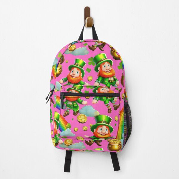 Item preview, Golden Dreams: A whimsical pattern featuring Jolly Leprechauns, pots of gold, four-leaf clovers, shamrocks, and rainbows, symbolising luck and prosperity. designed and sold by Grang Art Artistic Designs.